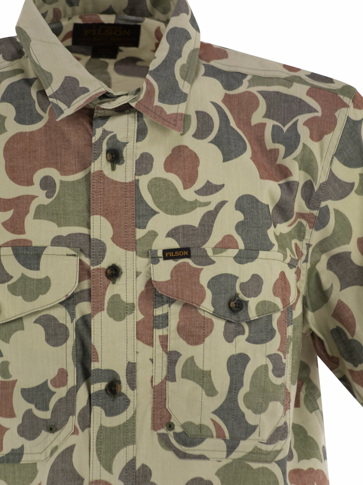 Tシャツ・カットソー FILSON TWIN LAKES - Shirt with camouflage patch pockets Filson Twin Lakes - Shirt With Camouflage Patch Pockets Filson