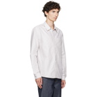 A.P.C. Beige & White New Greg Shirt