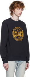 Golden Goose Navy Archibald Regular Crewneck