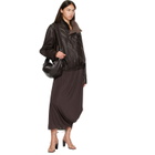 LEMAIRE Brown Medium Soft Croissant Bag