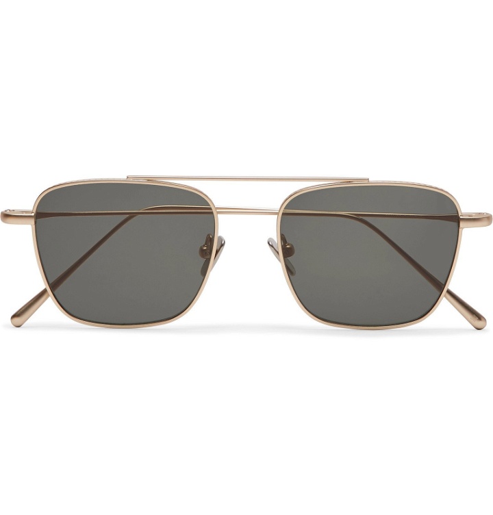 Photo: Cubitts - Collier Aviator-Style Gold-Tone Sunglasses - Gold