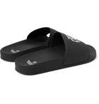 Reigning Champ - Logo-Print Rubber Slides - Black