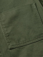 FRAME - Cotton-Twill Chore Jacket - Green