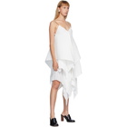 Loewe White Pleated Skirt