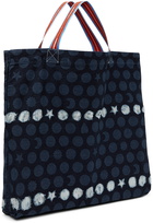 Charles Jeffrey Loverboy Indigo Etched Tote