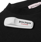 Palm Angels - Anti-Theft Logo-Print Plastic Pin - White