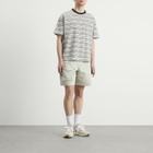 FrizmWORKS Men's Horizon Stripe T-Shirt in Oatmeal