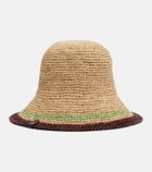Zimmermann Raffia cloche hat