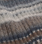 Altea - Striped Ribbed-Knit Sweater - Neutrals