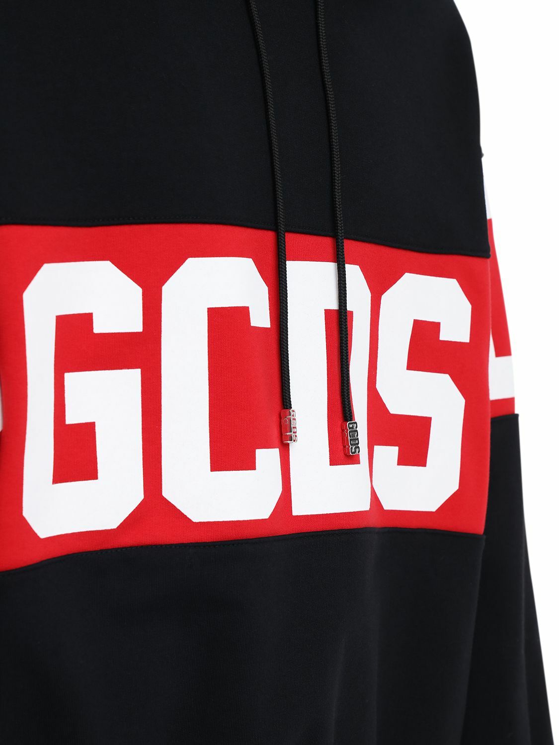 スウェット・トレーナー GCDS 'Waved Logo' hoodie GCDS Logo Band Cotton Hoodie GCDS