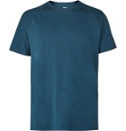 2XU - X-CTRL Perforated Mélange Jersey T-Shirt - Blue