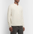 Barena - Cotton-Jersey Henley T-Shirt - Ecru