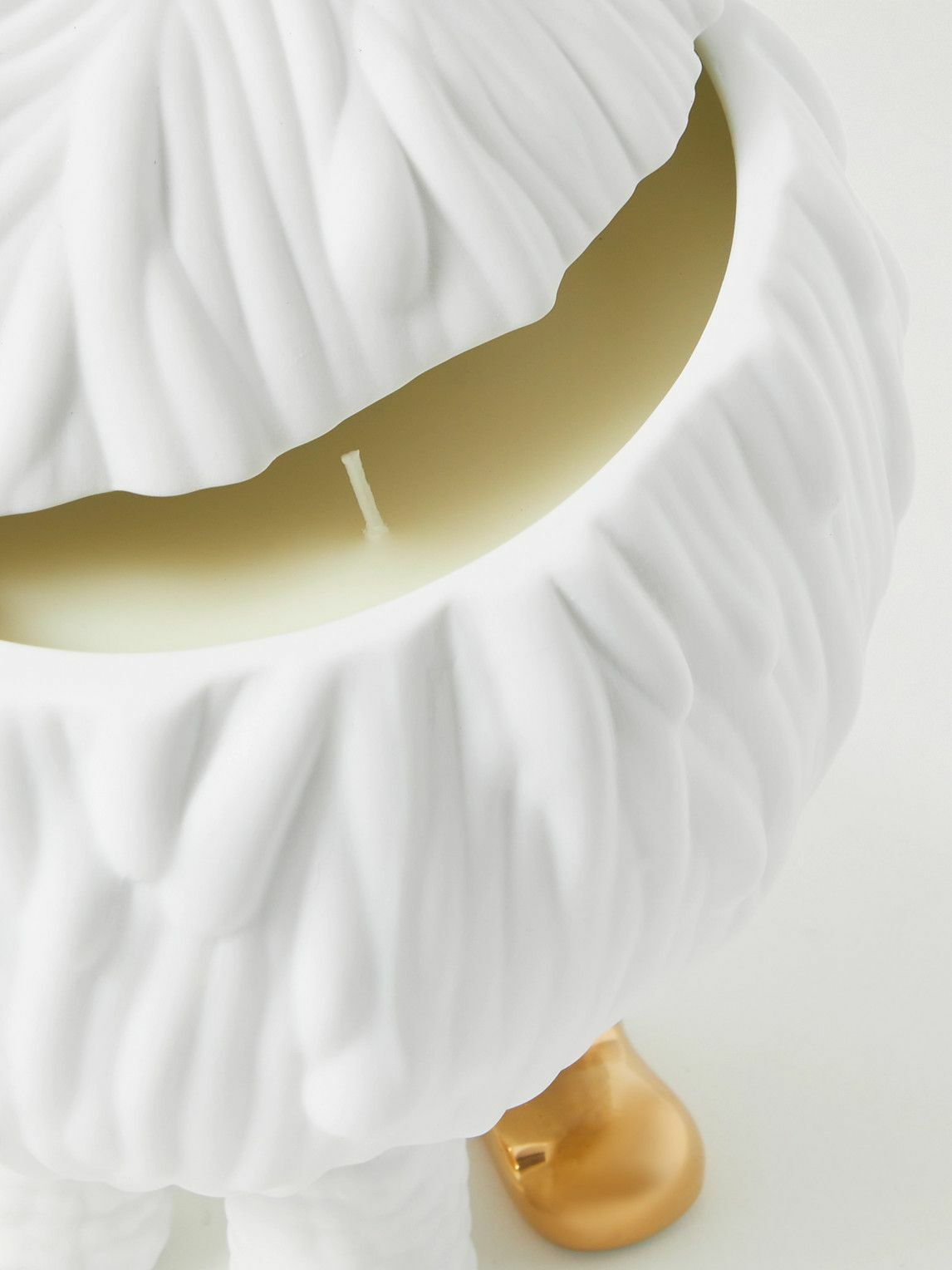Haas Mojave Palm & Horn Candlestick - Elle Decor