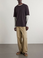 ssstein - Suvin Cotton-Jersey T-Shirt - Brown