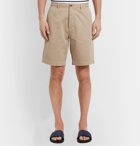 Mr P. - Garment-Dyed Cotton-Twill Bermuda Shorts - Neutrals