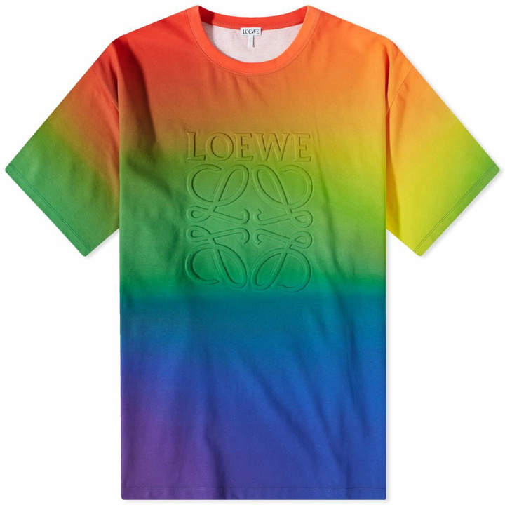 Photo: Loewe Men's Rainbow Anagram T-Shirt in Multi