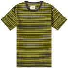 Folk Men's Hazy Stripe T-Shirt in Olive