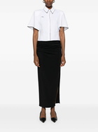 Rowen Rose Two-Tone Midi Dress