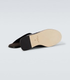 Fear of God Croc-effect leather mules