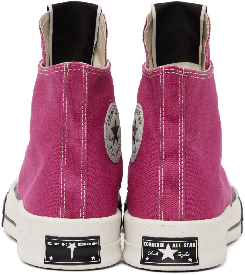 Rick Owens DRKSHDW Pink Converse Edition TURBODRK Chuck 70 Sneakers ...