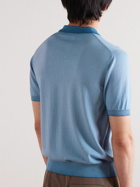 Altea - Cotton Polo Shirt - Blue