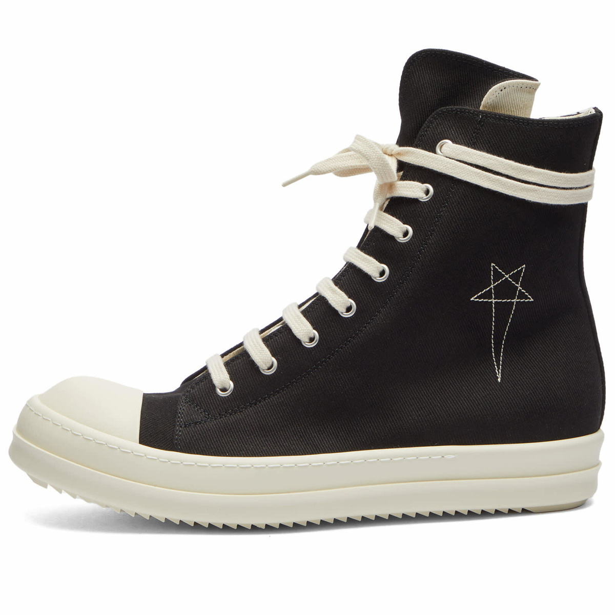 Rick Owens DRKSHDW Men's Sneakers in Black/Pearl/Milk Rick Owens