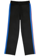 Wales Bonner Tide Striped Knitted Sweatpants Black