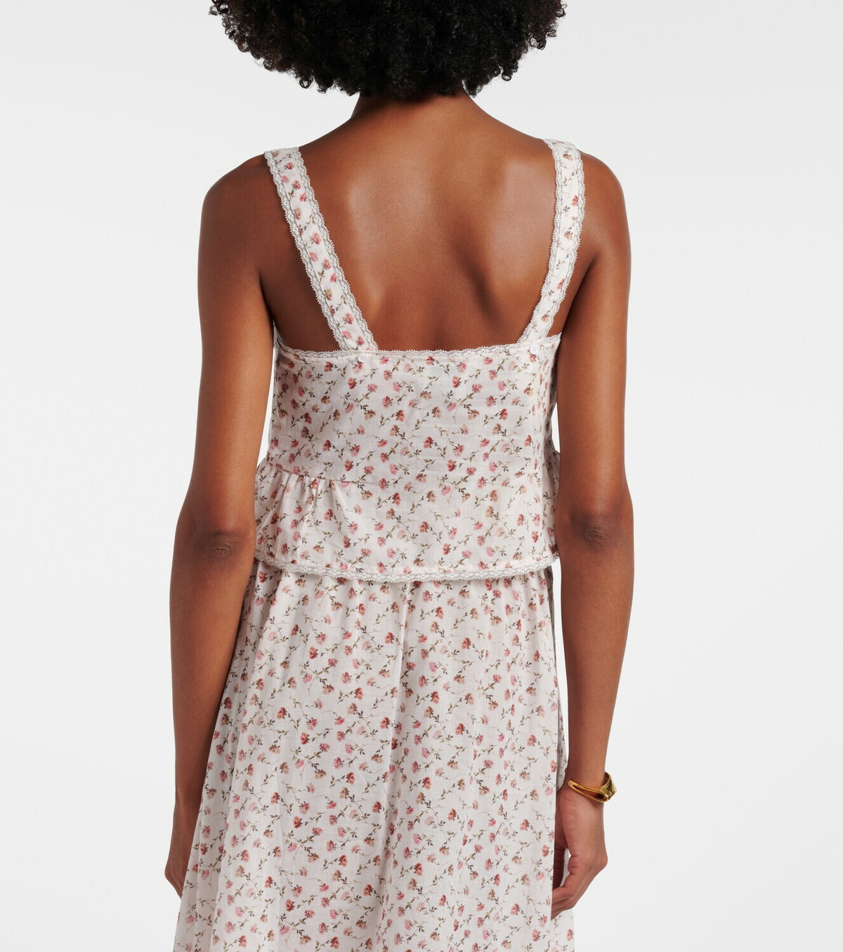 Posse Charlotte floral cotton top