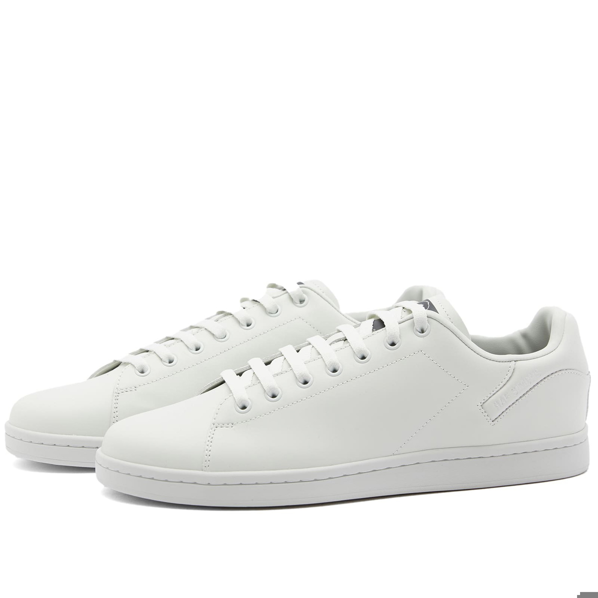 Raf Simons Men's Orion Cupsole Leather Cupsole Sneakers in Light Grey ...