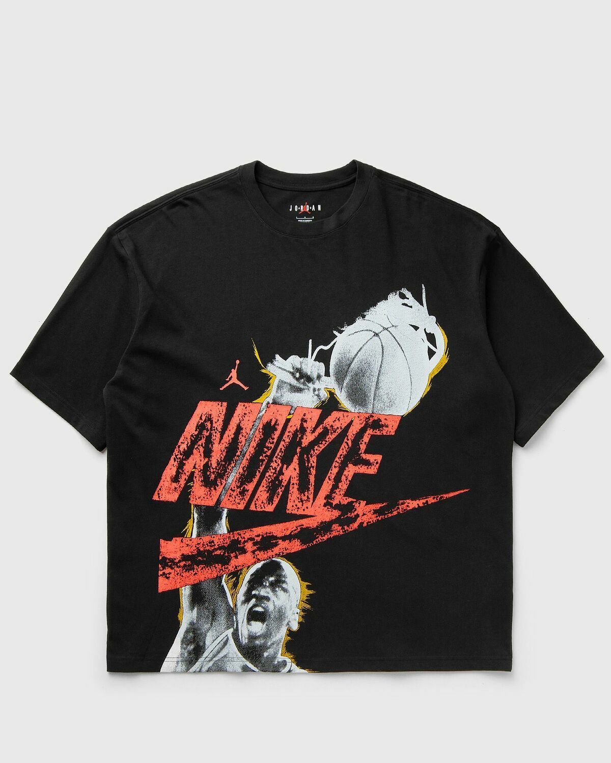 Jordan REISSUE OVERSIZED SHORTSLEEVE CREW Black Mens Shortsleefe