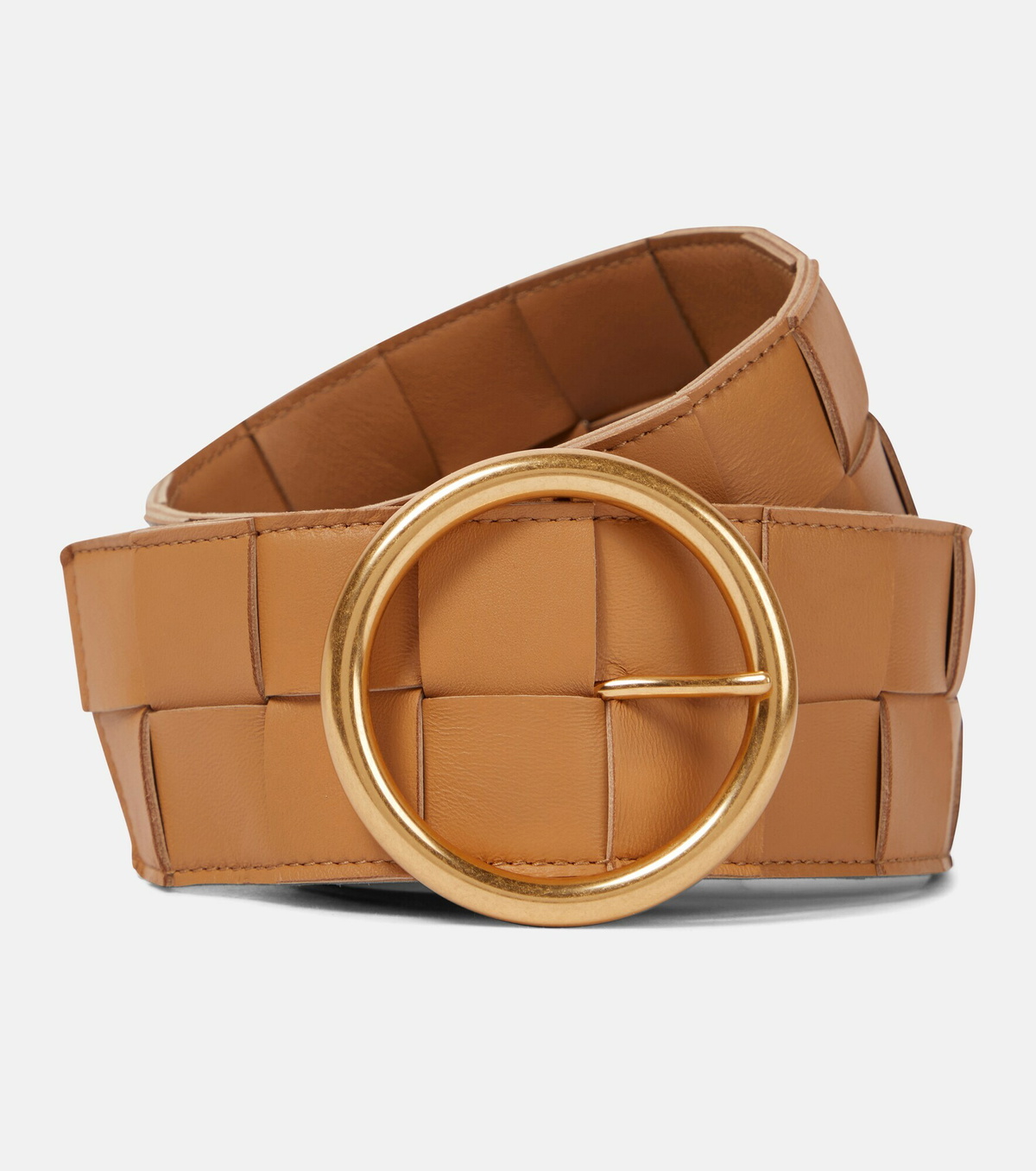 Bottega Veneta - Maxi Intreccio leather belt Bottega Veneta