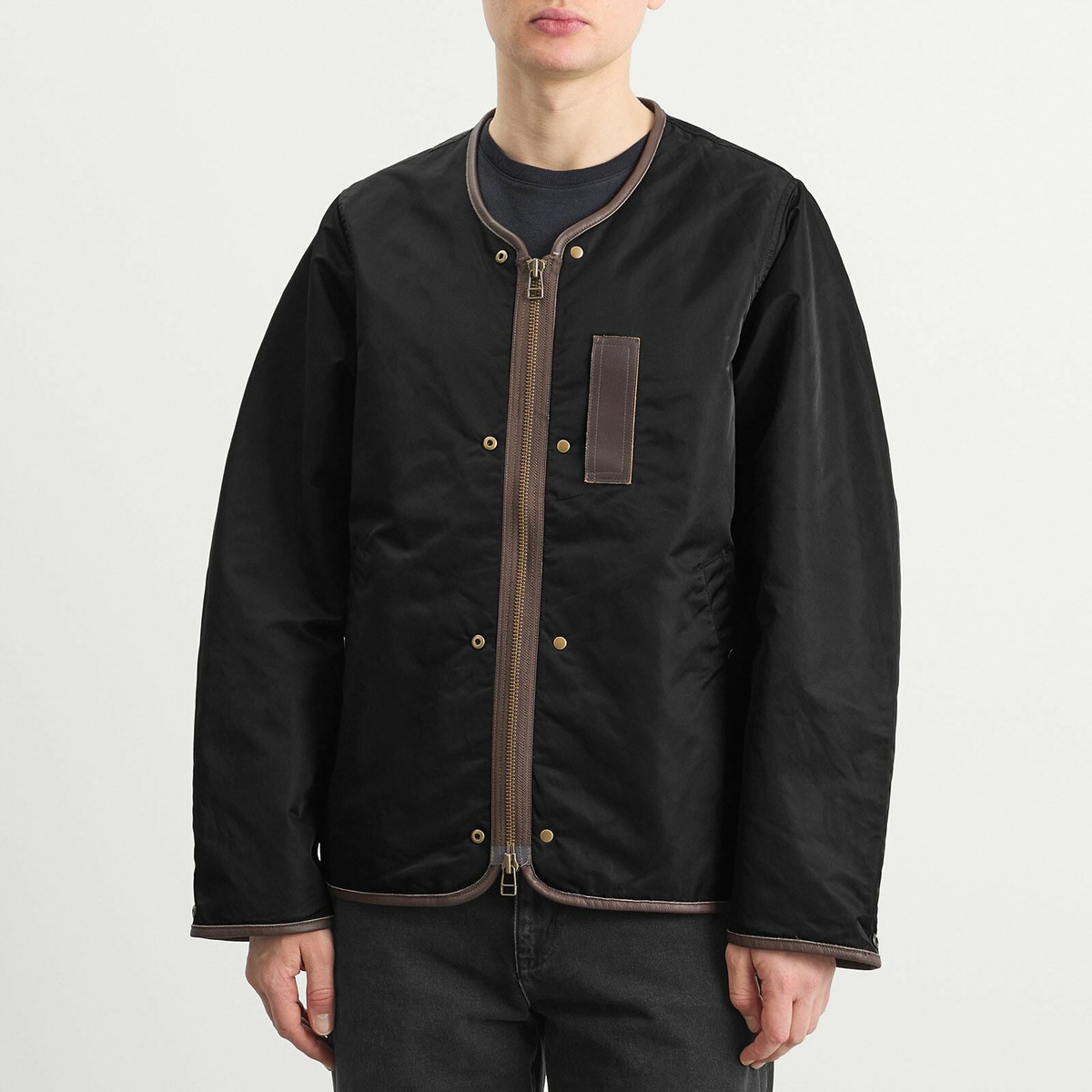 FrizmWORKS Men's Reversible MA-1 Liner Jacket in Black FrizmWORKS