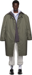 Prototypes Khaki Cut Up Trench Coat