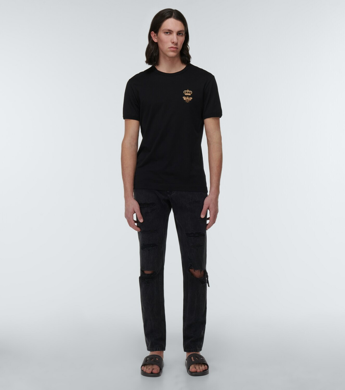 dolce gabbana logo slides