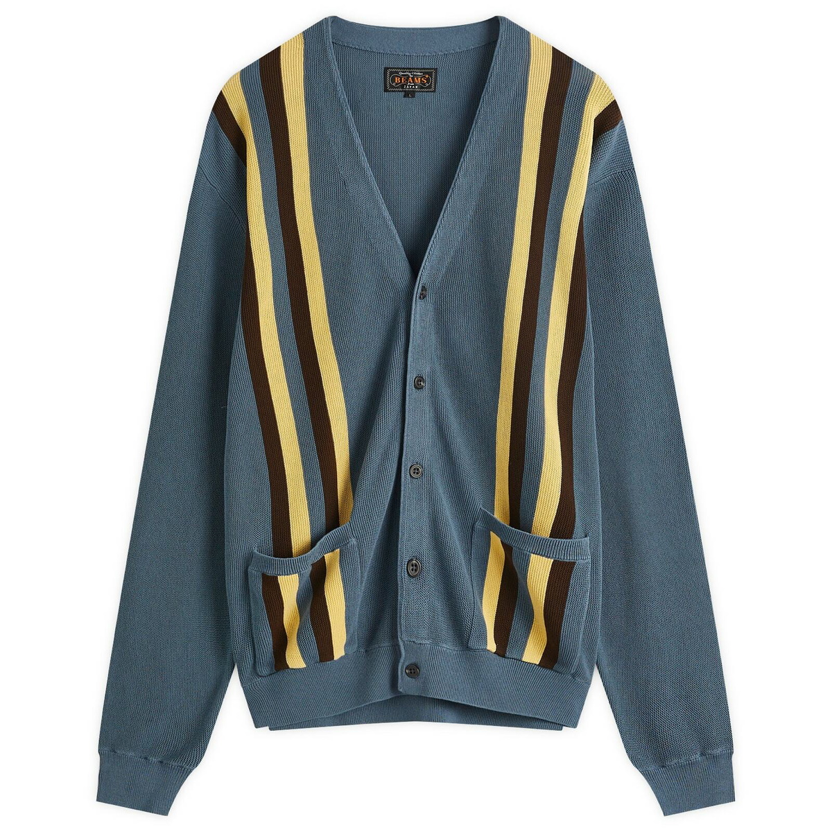 Beams Plus - Mohair-Blend Cardigan - Green Beams Plus Beams Plus - Mohair-Blend Cardigan - Green Beams Plus