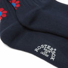 Rostersox Peace Socks in Navy