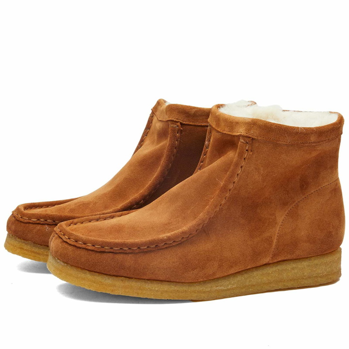 Photo: Clarks Originals Women's Wallabee Hi Boots in Caramel