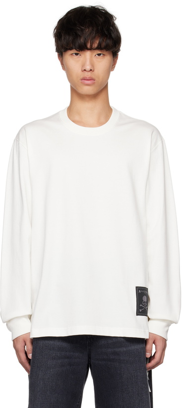 Photo: mastermind WORLD White Emblem Long Sleeve T-Shirt