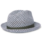 Paul Smith - Webbing-Trimmed Woven Straw Trilby - Green