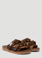 x Carhartt Moto Vcht Sandals in Brown