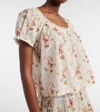 Dôen Frederica floral cotton top