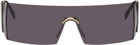 RETROSUPERFUTURE Black & Gold Pianeta Sunglasses