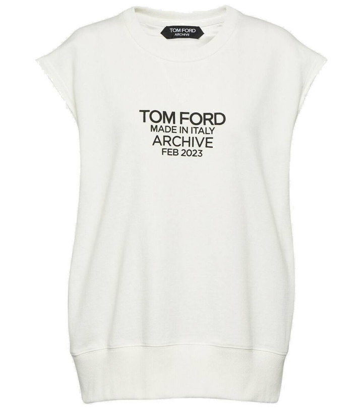 Photo: Tom Ford Logo cotton jersey T-shirt