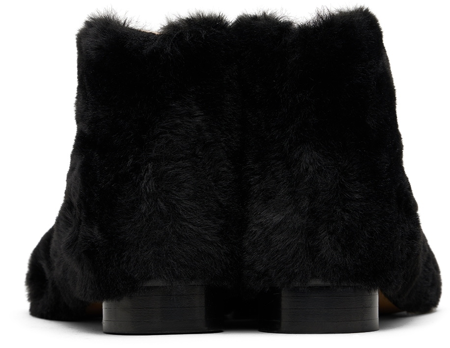 maison margiela fur boots