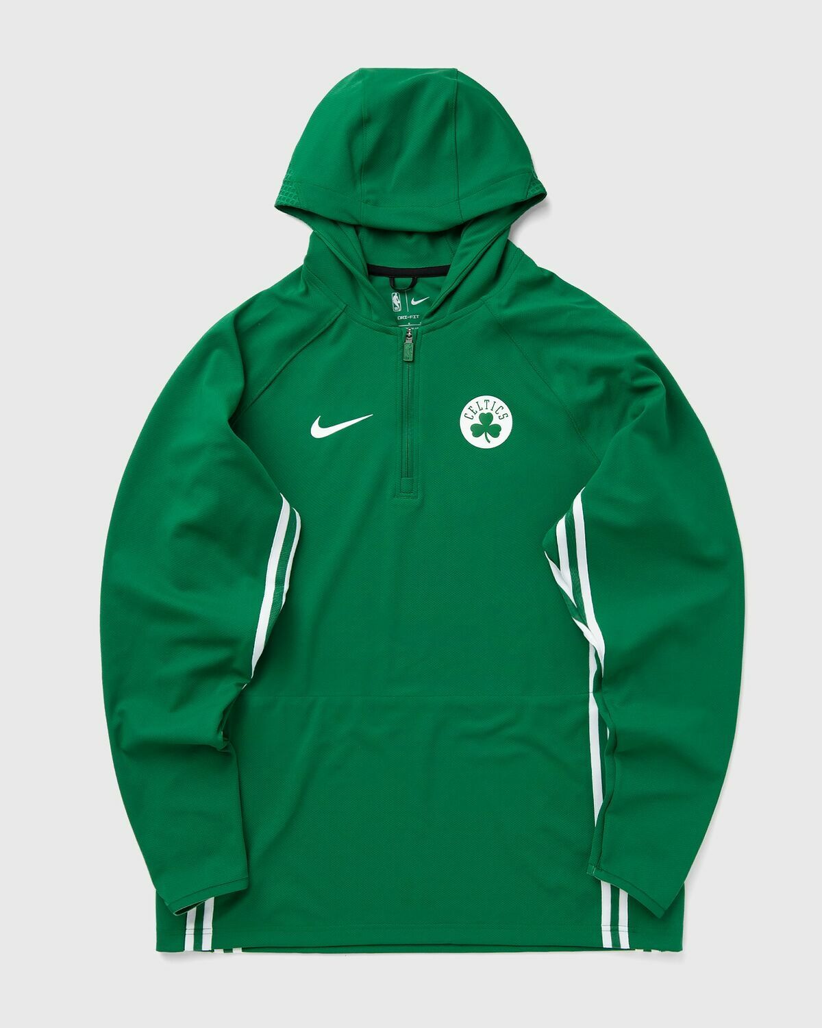 Nike BOS MNK DF ZONE QZ HD TOP Green Mens Hoodies/Zipper