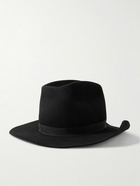 Enfants Riches Déprimés - Nick Fouquet Embellished Felt Fedora - Black