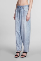 Alexander Wang Printed Jersey Wide-leg Pant