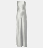 Christopher Esber Palladium strapless satin gown