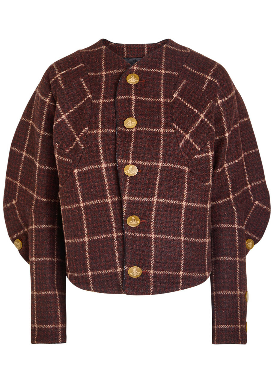 Vivienne Westwood Embroidered cropped denim jacket Vivienne Westwood