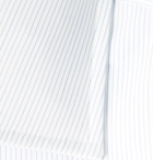 Turnbull & Asser - Slim-Fit Cutaway-Collar Striped Cotton-Poplin Shirt - Blue